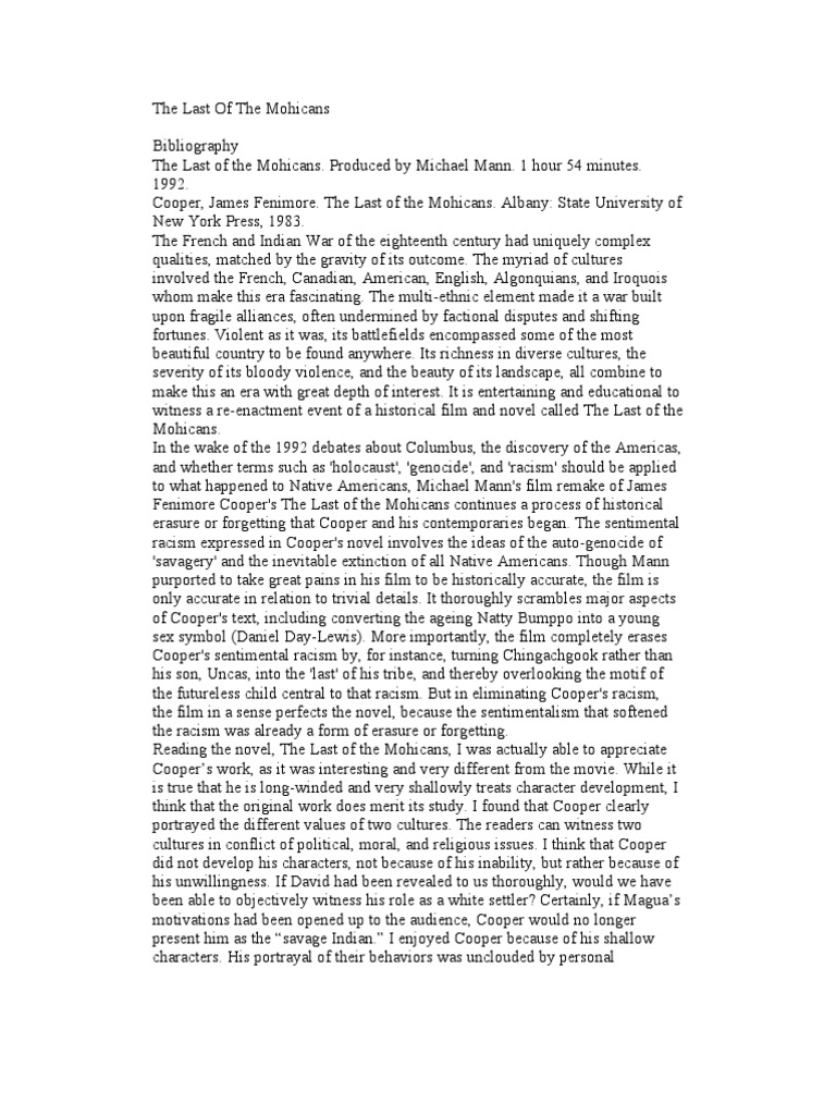 The last of the mohicans image