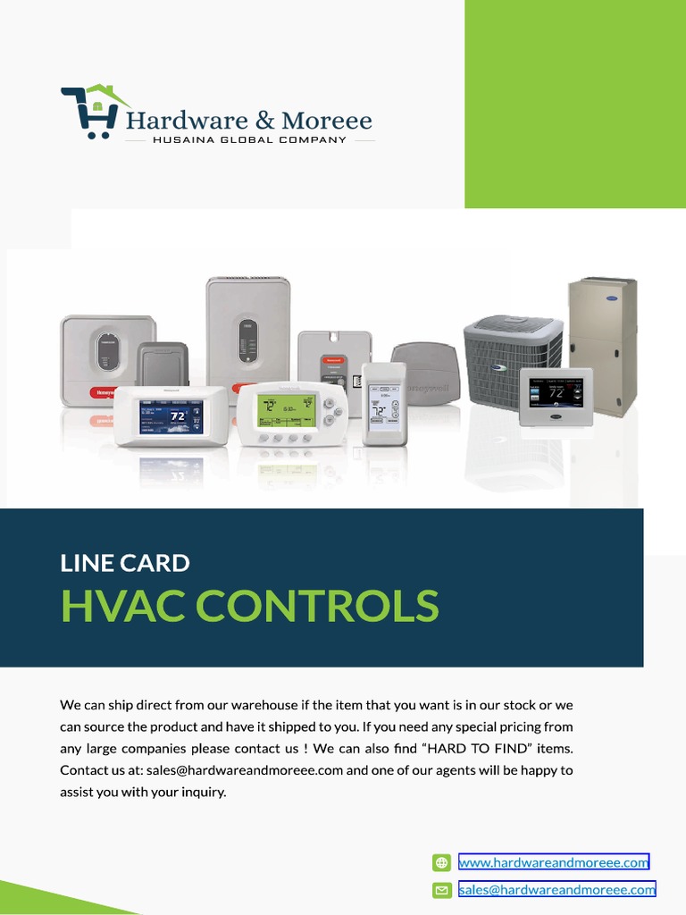 Line Card HVAC Controls PDF Companies Of The United States Home