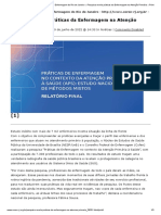 Conselho Regional de Enfermagem Do Rio de Janeiro Pesquisa Revela Práticas Da Enfermagem Na Atenção Primária Print