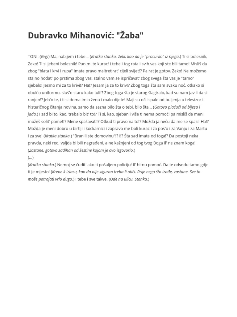 Zaba | PDF