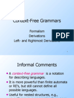 Context Free Grammar (CFG)