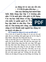 Kể về người lao động trí óc mà em biết mẫu 4