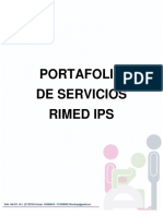 Portafolio de Servicios Rimed Ips