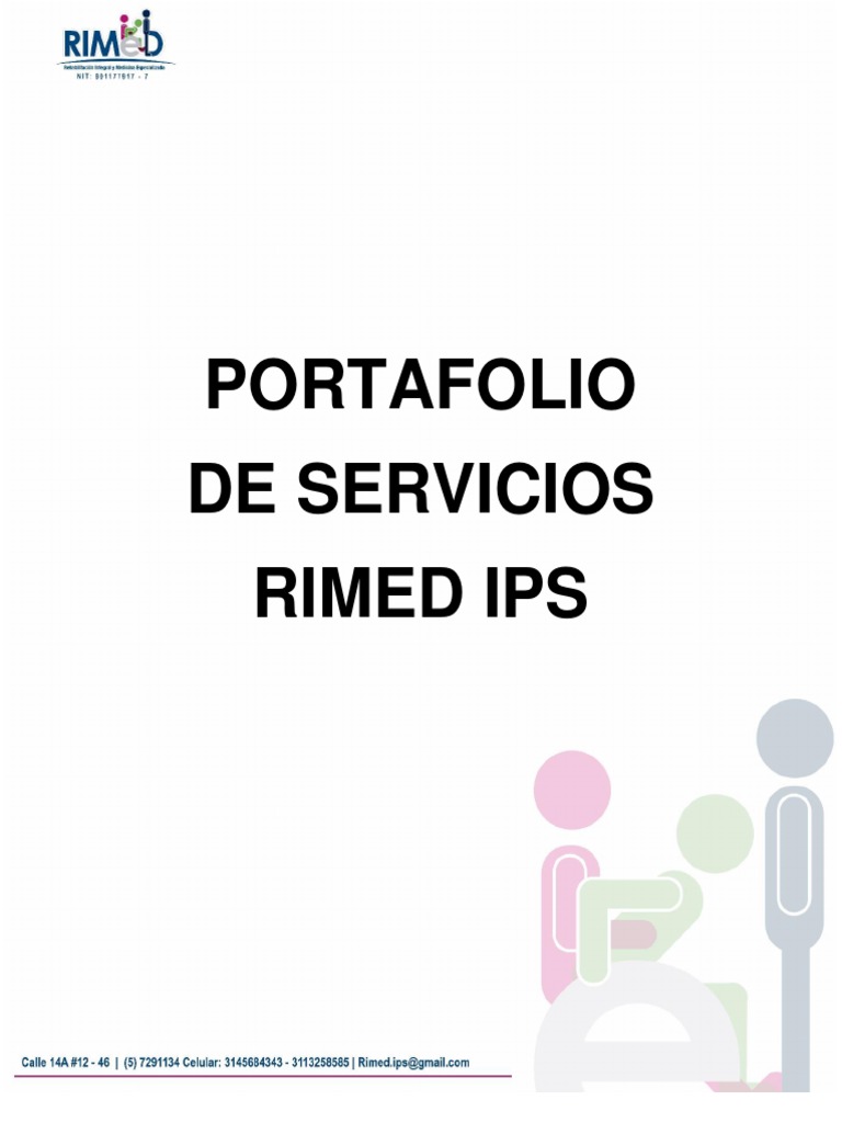 Portafolio de Servicios Rimed Ips | PDF | Neurología | Medicina CLINICA