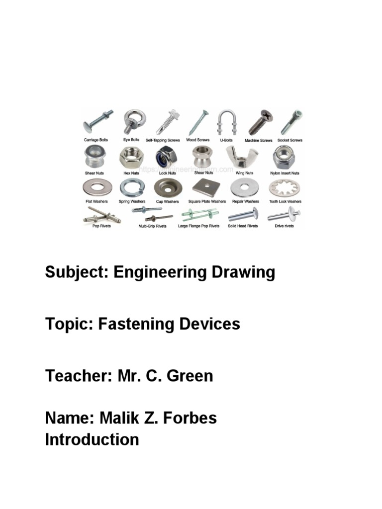 engineering-drawing-fastening-devices-research-paper-pdf-screw