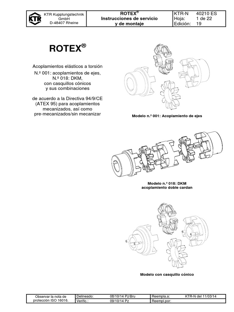 Acople Rotex | PDF | Tornillo