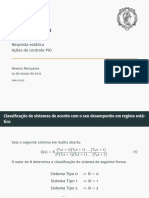 PMR3404 Controle I Aula 3: Resposta Estática Ações de Controle PID