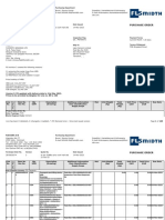 FLSmidth A/S Purchasing Department Purchase Order