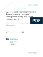 Ratten 2010 - Sport-Based Entrepreneurship - Towards A New Theory PDF