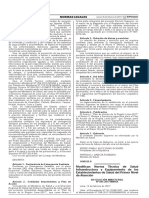 RM 094-2017-Minsa Modifican Norma Técnica de Salud Infraestructura y Equipamiento de Los Establecimientos de Salud Del Primer Nivel de Atención PDF