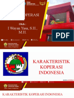 Karakteristik Koperasi Indonesia