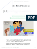 Quais Os Níveis de Intensidade No Autismo - Instituto NeuroSaber PDF