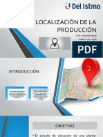 Localización de La Producción