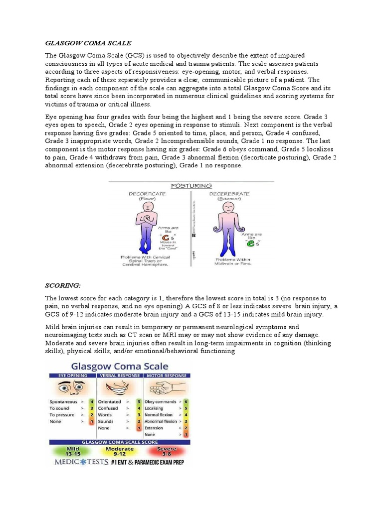 Glasgow Coma Scale PDF