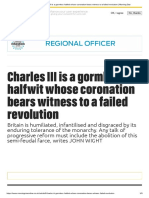 Charles III Is A Gormless Halfwit Whose Coronation Bears Witness To A Failed Revolution - Morning Star