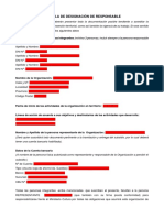 Planilla de Designación - Responsable de La Organización de Base 2023 PDF