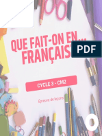 CM2 Français Et Maths