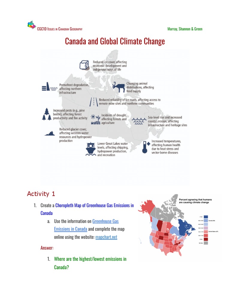 Canada and Global Climate Change PDF | PDF | Climate Change ...