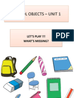 School Objects -Question Mark