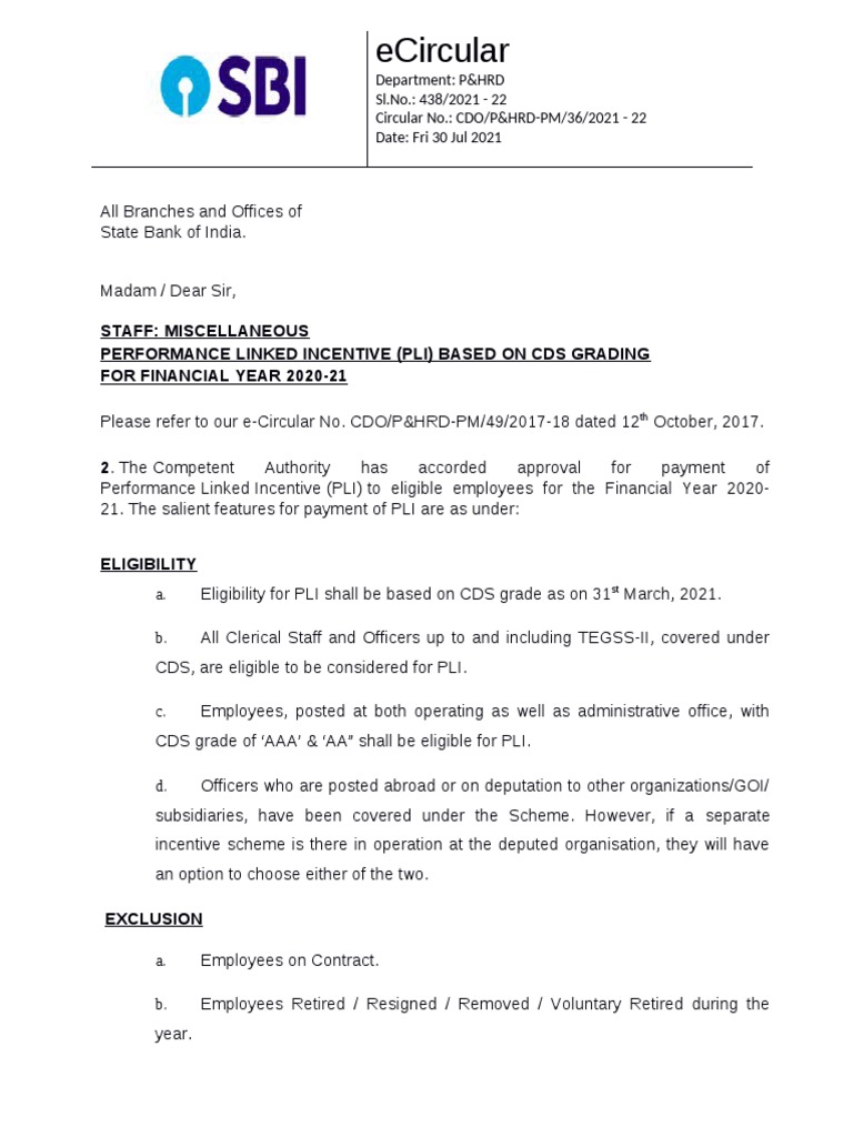 PLI Based On CDS Grading | Download Free PDF | Economies | Business
