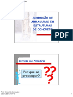 Corrosão de armaduras em estruturas de concreto