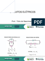 Circuitos elétricos: Resistores em série e paralelo