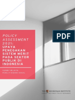 Policy Assessment 2021 Upaya Penegakan Sistem Merit Pada Sektor Publik Di Indonesia Vunny Wijaya