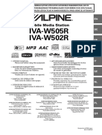 Radio Alpine Iva-W502r - Es