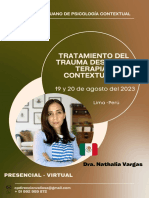 Terapeuta en terapias contextuales, especializada en el manejo de trauma, trastornos disociativos y de desregulación emocional severa. Doctorado en investigación psicológica. Maestría en psicoterapia cognit.pdf