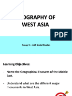 Geography West Asia 8-A PDF