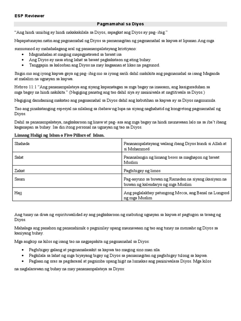 ESP Reviewer | PDF