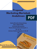 Proposal Usaha Martabak Manis