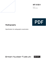 Specification For Radiographic Examination