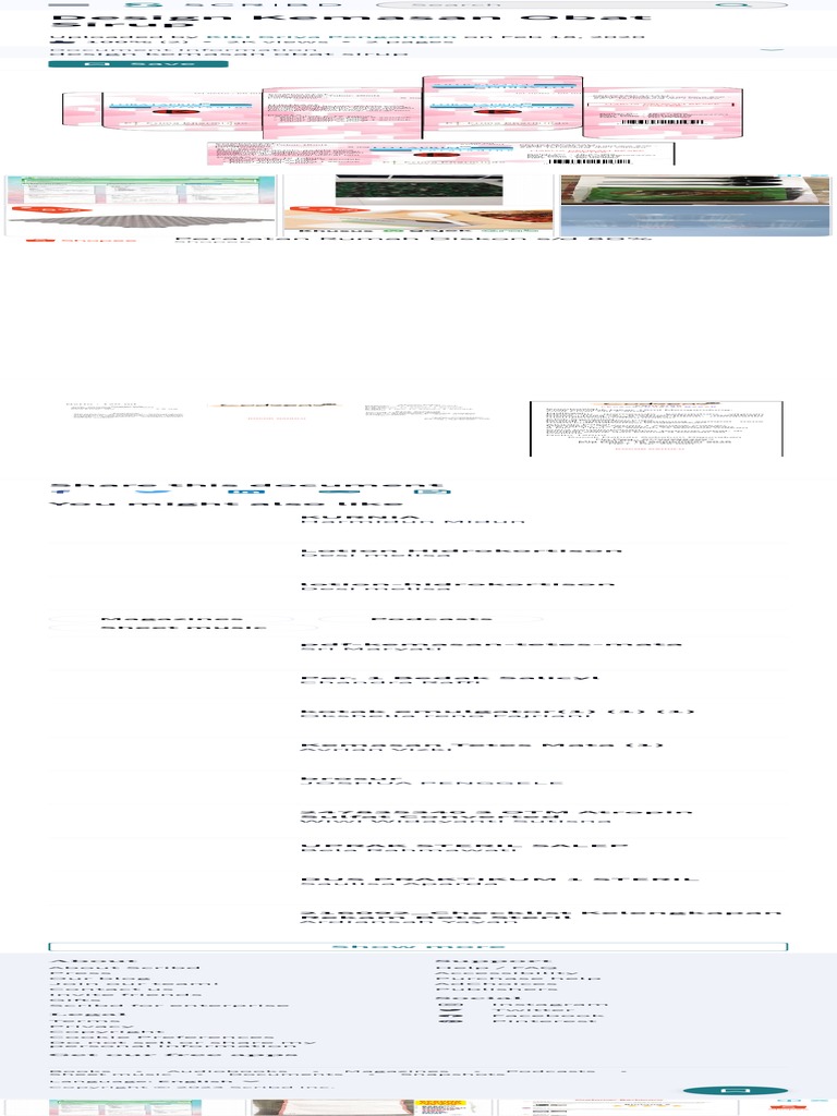 Design Kemasan Obat Sirup PDF | PDF | Scribd | World Wide Web