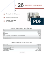 Encoder incremental com até 2000 PPR