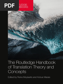 The Routledge Handbook of Translation Theory and Concepts PDF