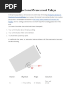 How To Test Directional Relays