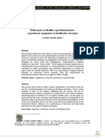 Artigo - Educação Trabalho e Proletarização-O Prof Enquanto Trabalhador - DINIZ PDF