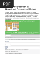 How Directional Relays Work