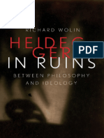 Richard Wolin: Heidegger in Ruins - Between Philosophy and Ideology