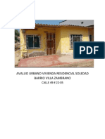 Avaluo Urbano Vivienda Residencial Soledad 1