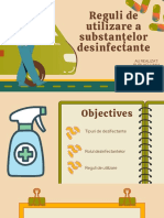 Reguli de Utilizare A Substanțelor Desinfectante