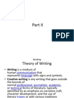 Imaginative Writing Part 2