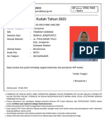 Kartu Peserta KIP Kuliah 2023 PDF