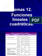 Funciones Lineales y Cuadráticas