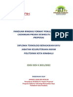 Panduan Ringkas Format Penulisan Kertas Cadangan Projek DCW40173