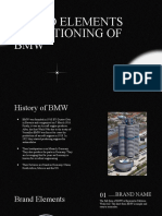 Brand Elements & Positioning of BMW: "The Ultimate Driving Machine"