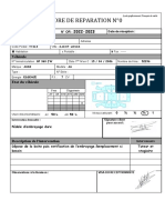 Ordre de Reparation N°0: 2022-2023 Client