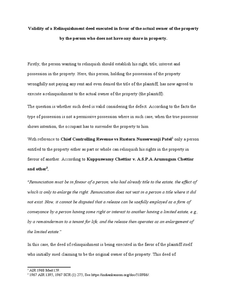 validity-of-relinquishment-deed-pdf-annulment-void-law