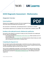 GCSE Maths Online Study Course_Diagnostic Assessment